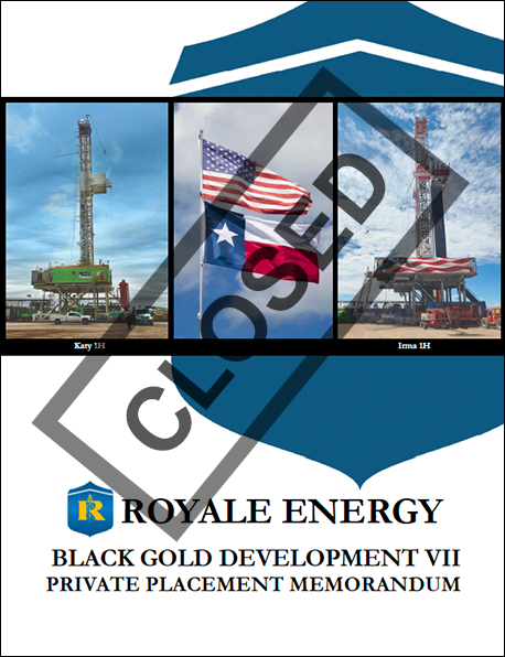 Black Gold Development VII Private Placement Memorandum